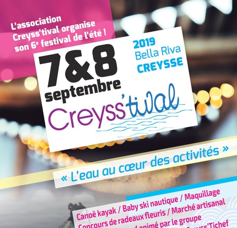 You are currently viewing Le programme du Creyss’tival ce week-end
