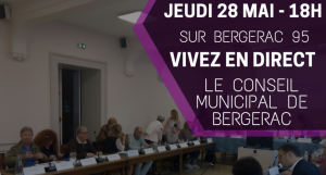 Lire la suite à propos de l’article Bergerac : Le dernier conseil municipal de la mandature se tiendra à huis clos