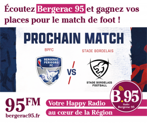 Lire la suite à propos de l’article Écoutez Bergerac 95 et gagnez vos places pour le match de foot !