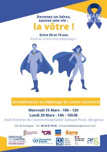 Lire la suite à propos de l’article Mars Bleu : La participation au dépistage du cancer colorectal trop faible en Dordogne