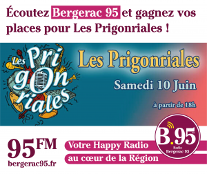 Lire la suite à propos de l’article Écoutez Bergerac 95 et gagnez vos places pour Les Prigonriales !