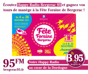 Lire la suite à propos de l’article Écoutez Bergerac 95 Happy Radio et gagnez vos tours de manège à la Fête Foraine