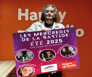 Lire la suite à propos de l’article Happy Radio vous offre votre soirée aux Mercredis de la Bastide ! 🎶