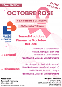 Lire la suite à propos de l’article Octobre Rose – Salon du Bien Etre au Château La Tilleraie