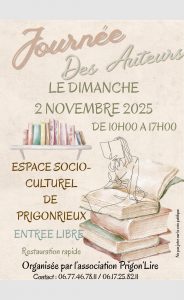Lire la suite à propos de l’article Prigonlire Journee des auteurs locaux a Prigonrieux