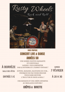 Lire la suite à propos de l’article Concert rock&rsquo;n roll années 50