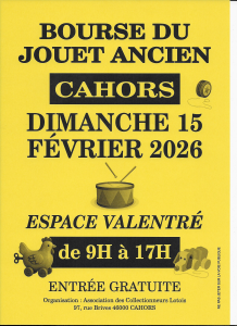 Lire la suite à propos de l’article Bourse du jouet ancien de CAHORS
