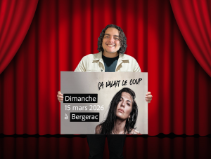 Lire la suite à propos de l’article Gagnez vos places pour l&rsquo;humoriste Elena Nagapetyan !