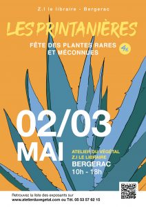 Lire la suite à propos de l’article Les printanières 2 & 3 mai à Bergerac – des plantes et des gens sympas qui aiment en parler –