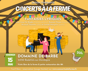 Lire la suite à propos de l’article Concerts à la ferme