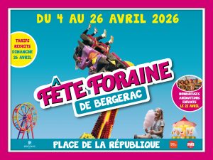 Lire la suite à propos de l’article Gagnez vos places pour la fête foraine de Bergerac !