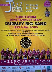 Lire la suite à propos de l’article Concert du Big Band de Dursley le 28 mai