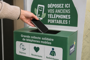Une grande collecte solidaire de téléphones en Dordogne
