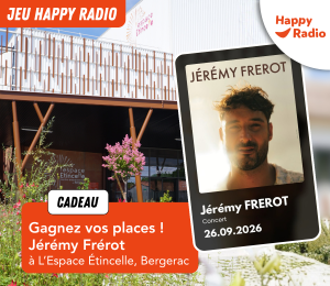 Lire la suite à propos de l’article Gagnez vos places pour Jérémy Frérot !